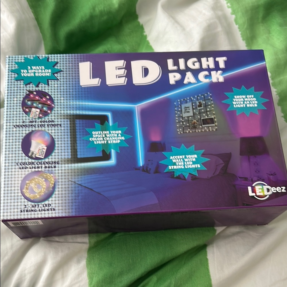 Colorful LED Light Pack with Remote